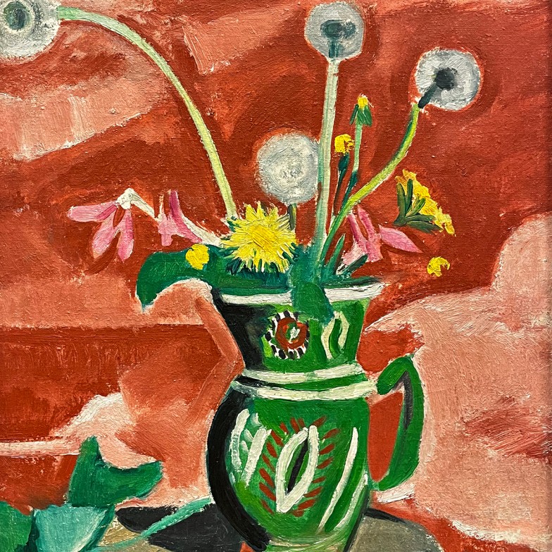 Ольга Розанова — Кувшин с цветами, 1912 (холст, масло)