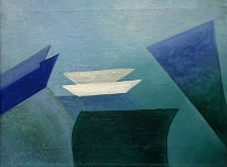 Ольга Розанова — Цветовая композиция, 1918 (холст, масло)