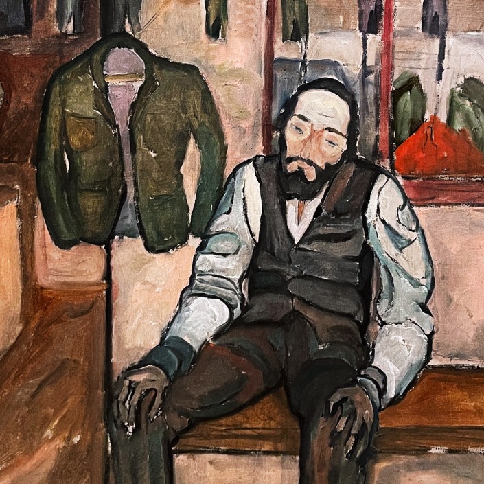 Реувен Рубен — Портной, 1916 (холст, масло)