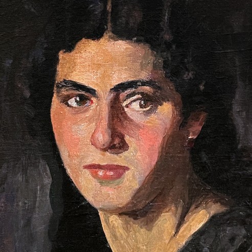 Реувен Рубен — Потрет Шевы Шетчер, 1914 (холст, масло)