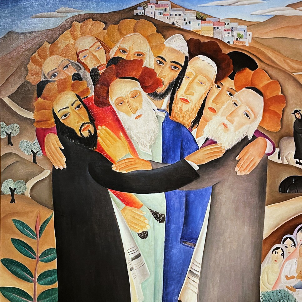 Реувен Рубен — Танцоры Мерона, 1926 (холст, масло)