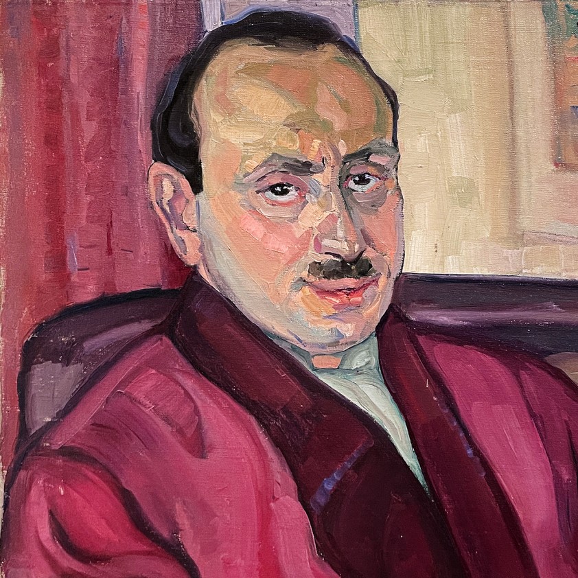 Реувен Рубин — Портрет Исидора Хейгера, 1922 (холст, масло)