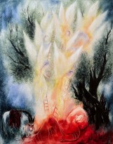 Реувен Рубин — Сон Якова, 1969 (холст, масло)