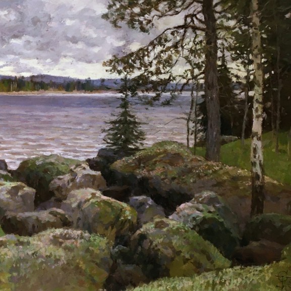 Сергей Усик — Мох (бумага, пастель), 2010-2019