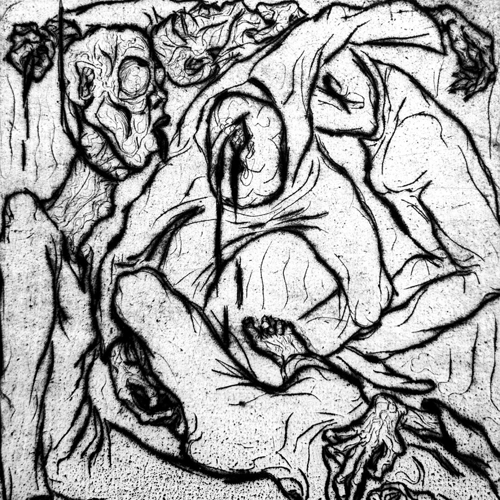 Шалом Себба — Бездельники, 1919 (сухая игла)