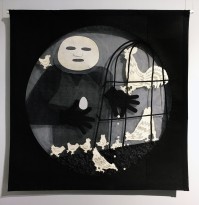 София Азархи — Вайссеркопф и птицы, 2022 (текстиль, перчатки, косметическая маска)