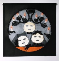 София Азархи — Вайссеркопфы на 'Тангейзере', 2022 (текстиль, перчатки, косметическая маска)