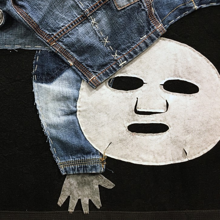 София Азархи — Гамельнский крысолов, 2018 (текстиль) фрагмент