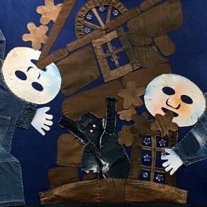 София Азархи — Домик-пряник, 2018 (текстиль, кожа, косметика)