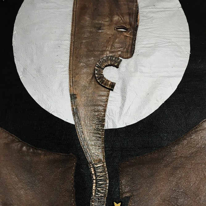 София Азархи — Механический человек, 2018 (текстиль, веревка) фрагмент