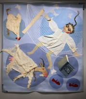 София Азархи — Туманность Андромеды.Из серии 'Автопортреты', 2020 (текстиль) фрагмент