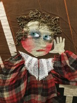 София Азархи — У бабы Брони. Автопортрет в детстве, 2020 (текстиль) фрагмент