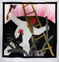 София Азархи — Утро. Петух, 2022 (текстиль)