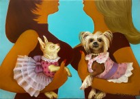 Анна Щеголева — Променад, 2021 (холст, масло)