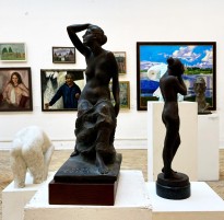 Екатерина Волкова — Сирия. Дамаск, 2020 (терракота, тонированное дерево)