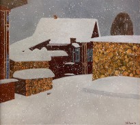 Лариса Логун — В Городце, 2020 (холст, масло)