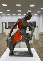 Марат Муниров — Ведроноша. Серия 'Археология'^ 2022 (керамика, шамот, глазурь)