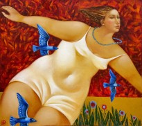 Надежда Егорова — Полет, 2021 (холст, масло)