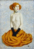 Ольга Петрова — Тебе нравится моя новая юбка?, 2021 (холст, масло)