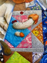 Ольга Шешменева — Натюрморт с тыквой, 2021 (холст, масло) фрагмент