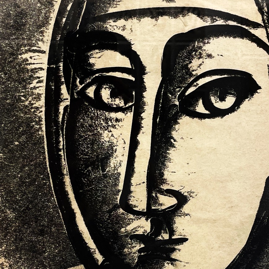 Татьяна Леонова — Гречанка, 1995 (бумага, монотипия)