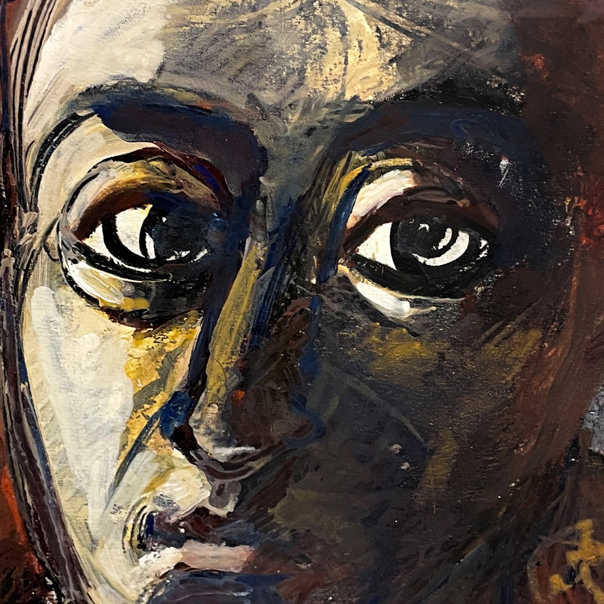 Татьяна Леонова — Полнота боли. Стойкая, 1995 (бумага, монотипия, акварель, гуашь, темпера, акварельный мелок)