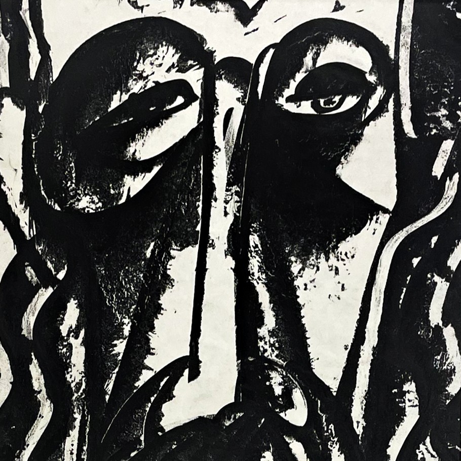 Татьяна Леонова — Пророк, 1994 (бумага, монотипия)