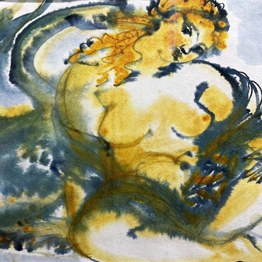 Татьяна Леонова — Серёжка, 2003 (бумага, акварель, гуашь, чернила)