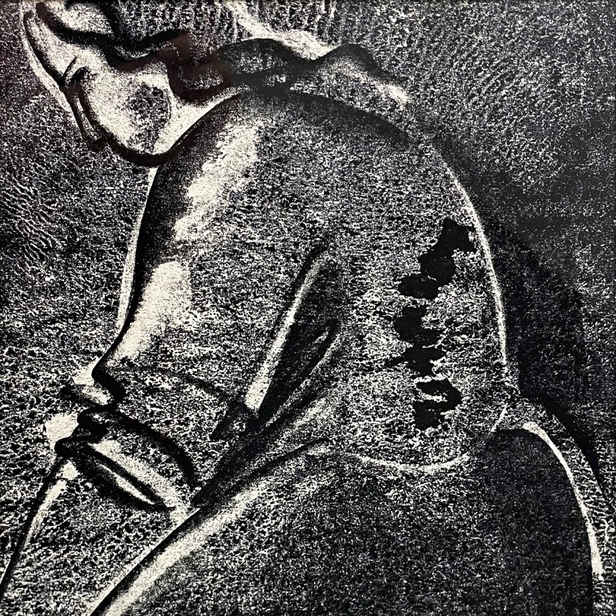 Татьяна Леонова — Серия Женщина, состояние. Отвернувшаяся, 1990 (бумага, монотипия)