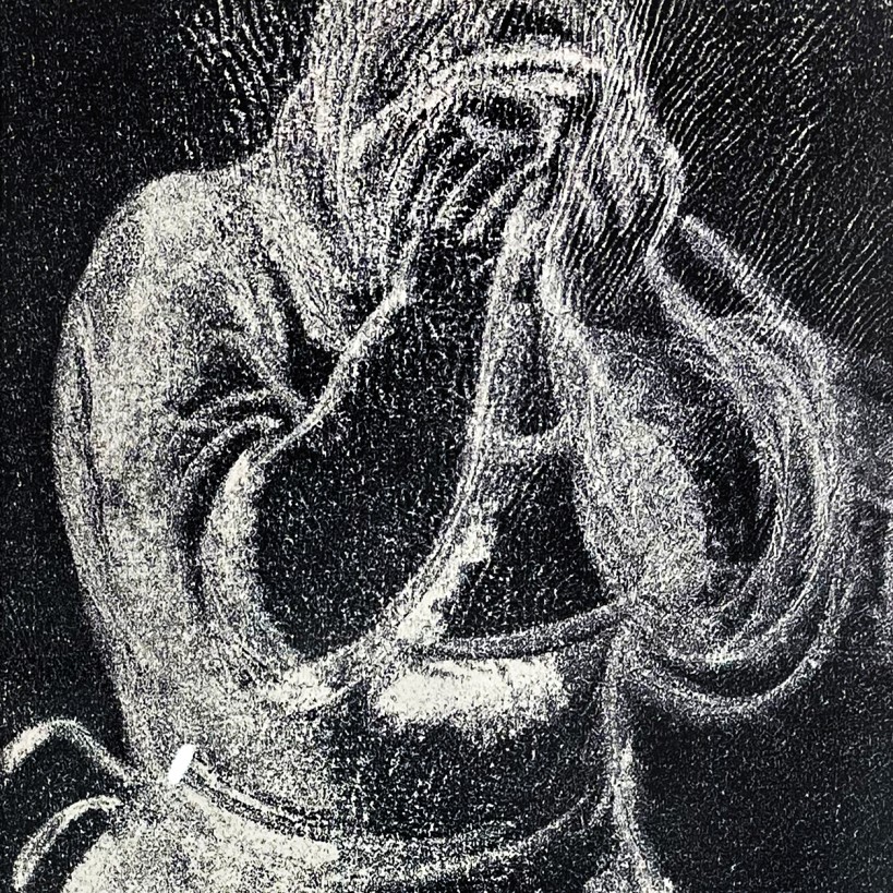 Татьяна Леонова — Серия Женщина, состояние. Плачет, 1991 (бумага, монотипия)