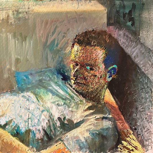 Ран Тененбаум — Горизонтальный боаз, 2022 (холст, масло)