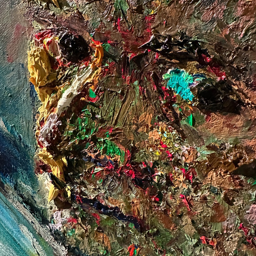 Ран Тененбаум — Горизонтальный боаз, 2022 (холст, масло) фрагмент