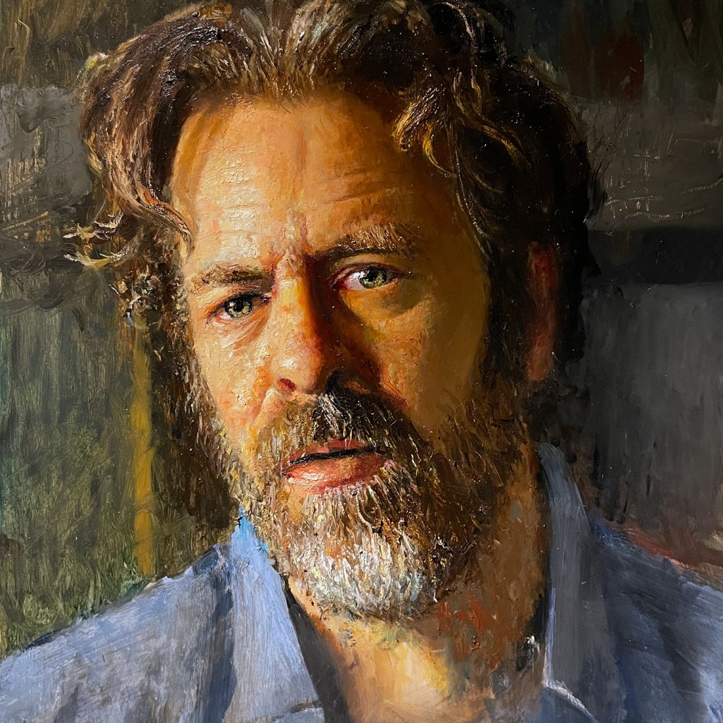 Ран Тененбаум — Автопортрет, 2024 (холст, масло)