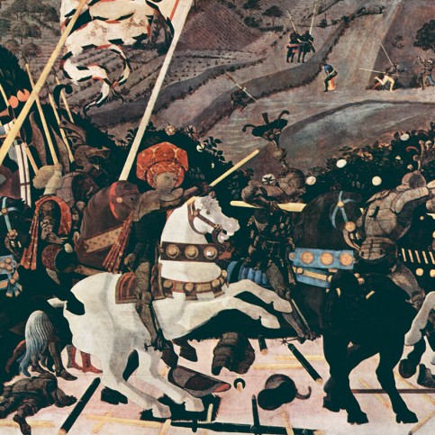 Паоло Учелло — Битва при Сан-Романо, 1438-1440 (темпера на дереве)
