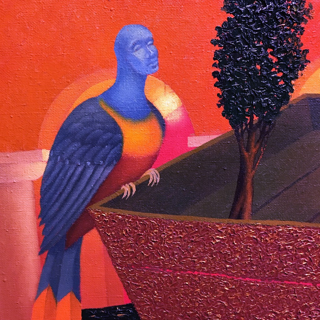 Виктор Норкин — Причудливым движениям поверьте, фрагмент (холст, масло), 2010