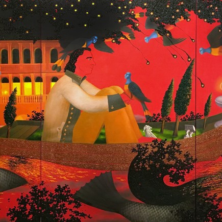 Виктор Норкин — Причудливым движениям поверьте (холст, масло), 2010