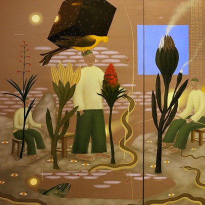 Виктор Норкин — Растерял глаза (холст, масло), 2020