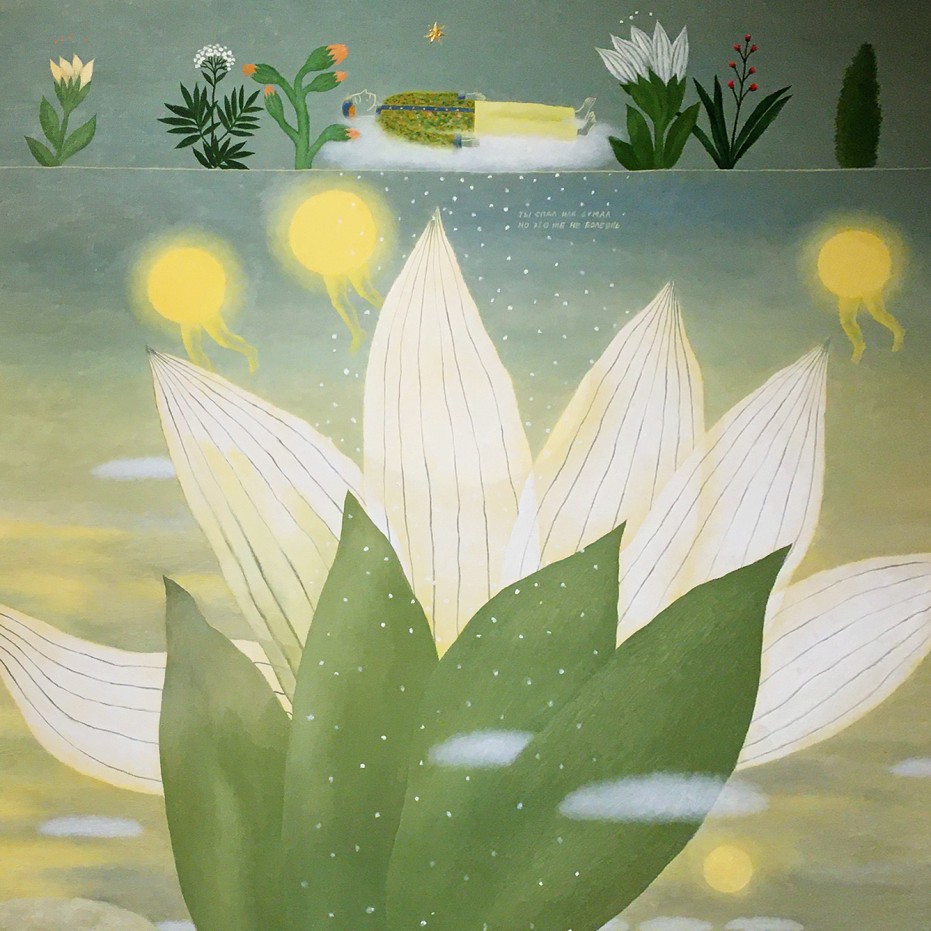 Виктор Норкин — Спал или думал (холст, масло), 2020