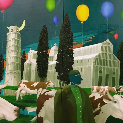 Виктор Норкин — Ты ходишь под землей, как под короной (холст, масло), 2010