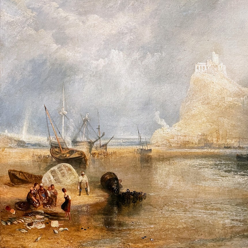 Уильям Тернер — Сент-Майклс-Маунт, Корнуолл, 1834 (холст, масло)
