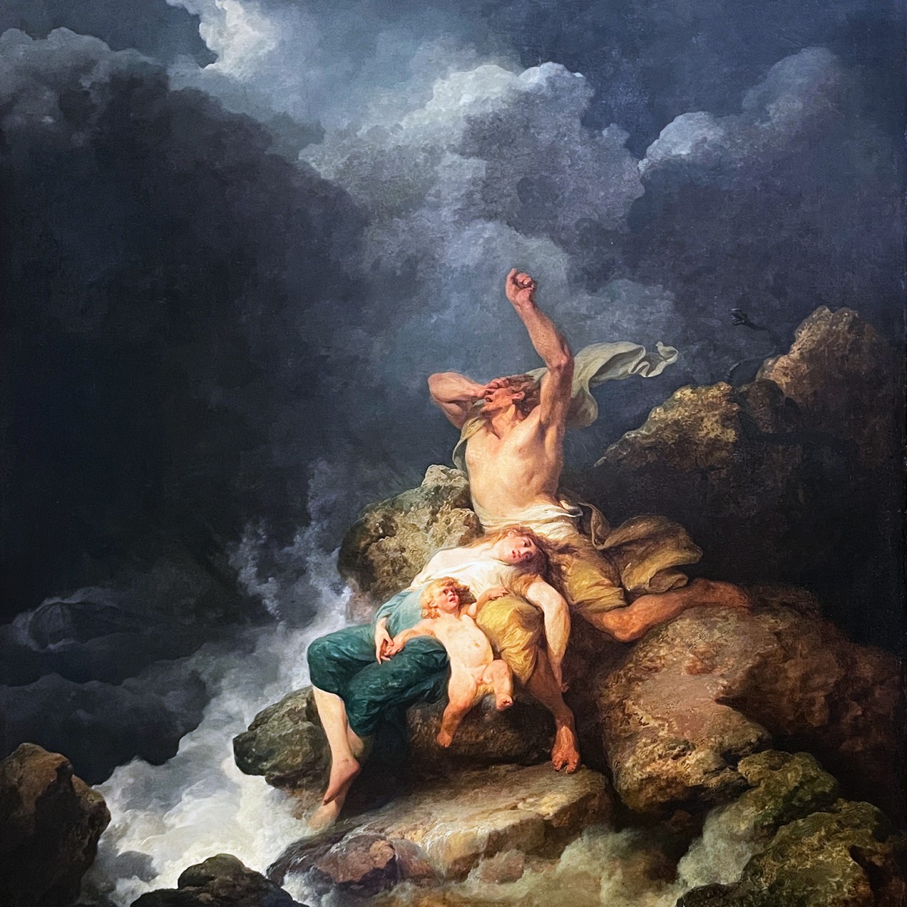 Филипп Жак де Лутербур — Всемирный потоп, 1793 (холст, масло)
