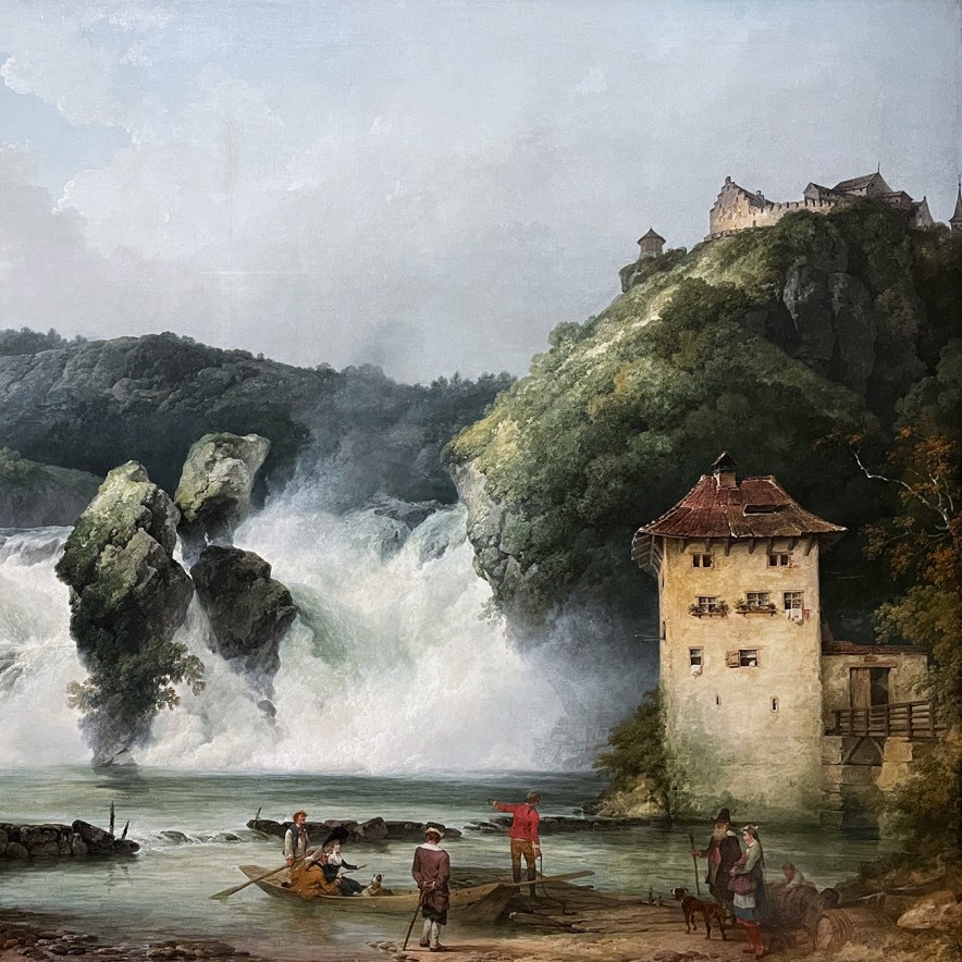 Филипп Жак де Лутербур — Рейнский водопад в Шаффхаузене, 1788 (холст, масло)
