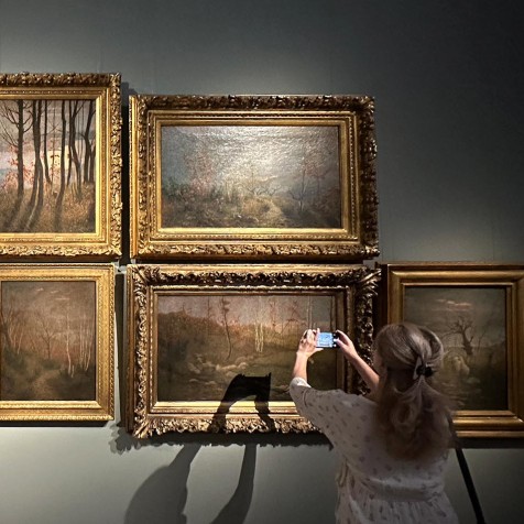 Авторский развес "Зимней поэмы" в Музее модернизма в Милане