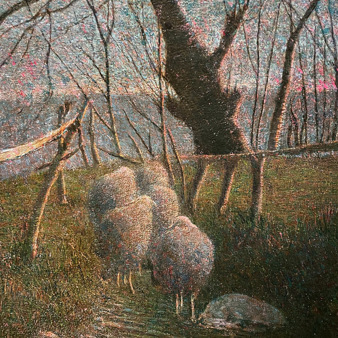 Витторе Грубичи де Драгон — Вечер (Вечер. В сумерках), (холст, масло), 1894-1903, фрагмент