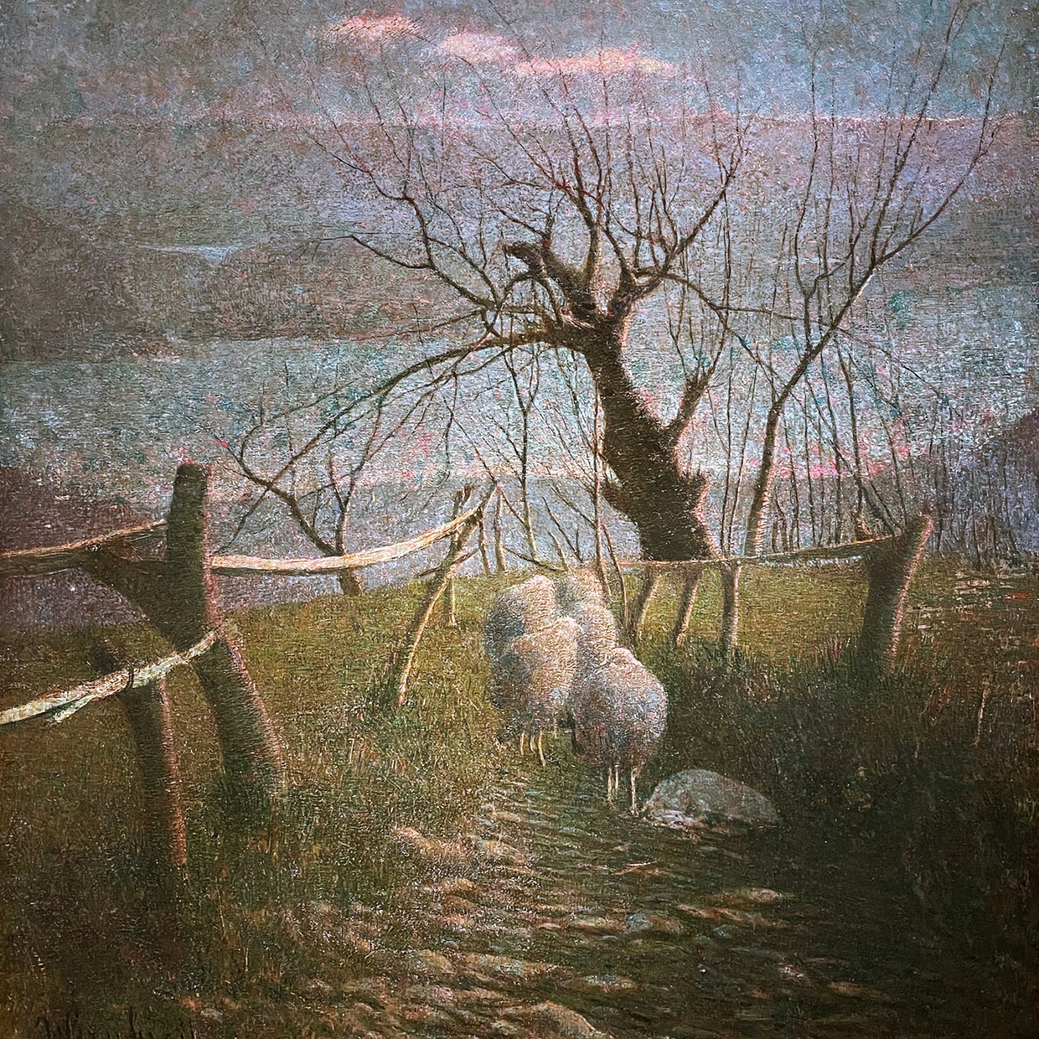 Витторе Грубичи де Драгон — Вечер (Вечер. В сумерках), (холст, масло), 1894-1903