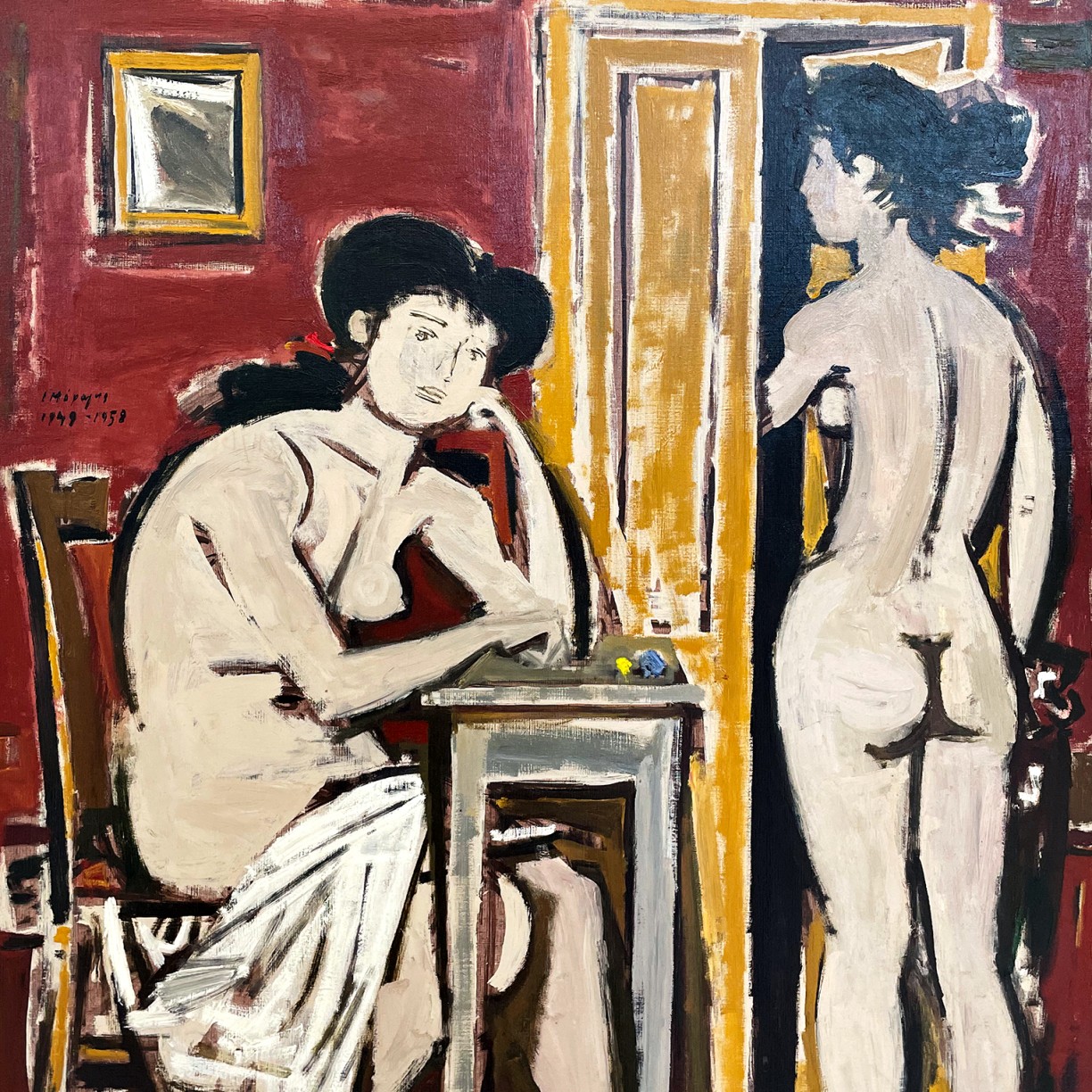 Яннис Моралис — Композиция А, 1949-1958 (холст, масло)