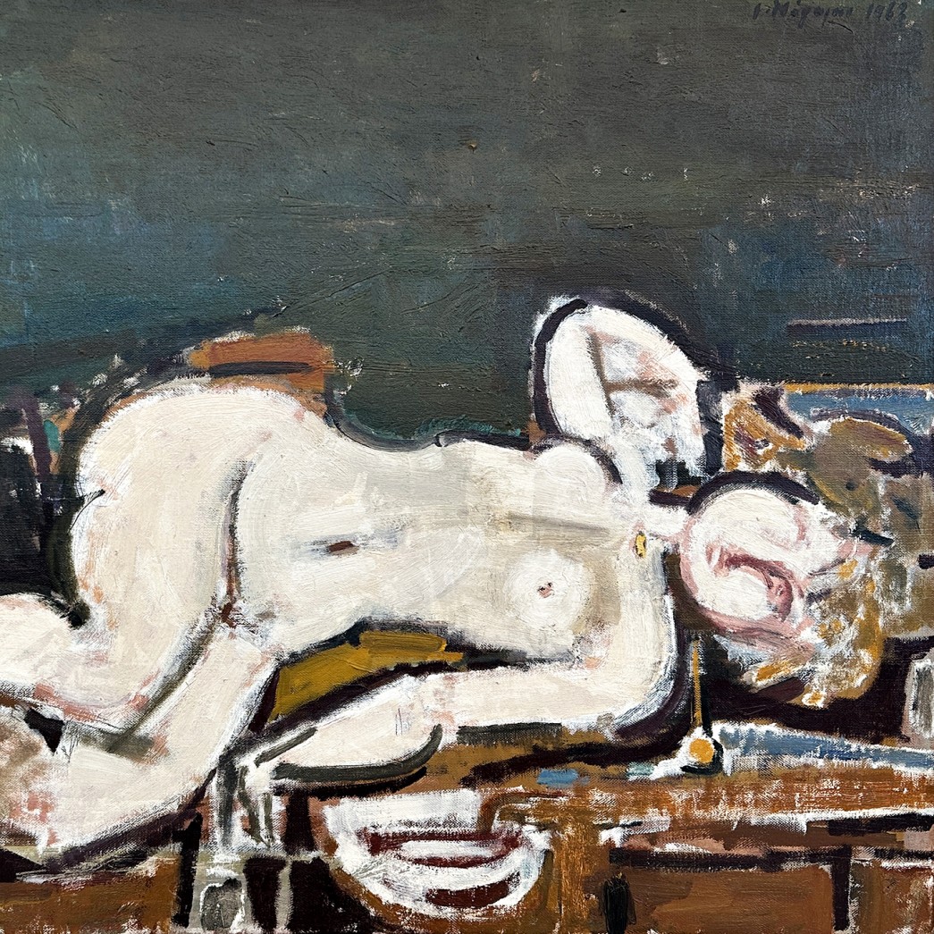 Яннис Моралис — Обнажённая, 1962 (холст, масло)