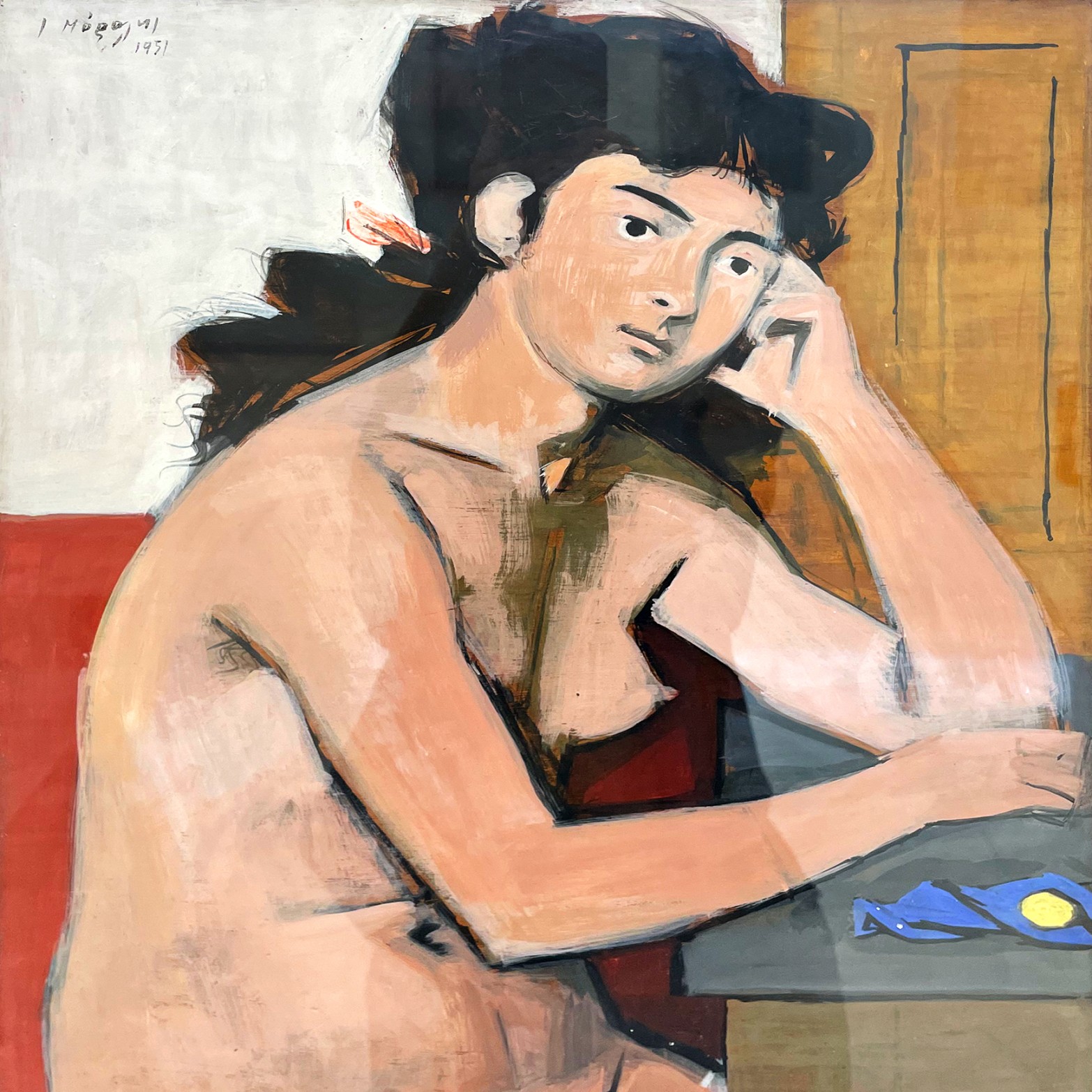 Яннис Моралис — Рисунок, 1951 (темпера)