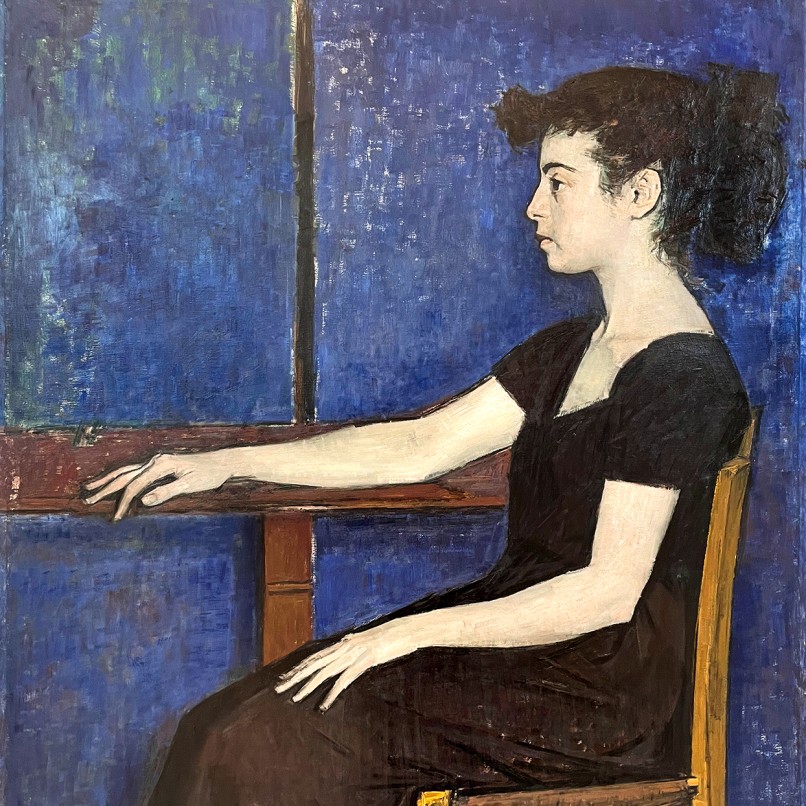 Яннис Моралис — Фигура, 1951 (холст, масло)