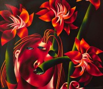 Олег Целков — Без названия, 70-е (холст, масло)